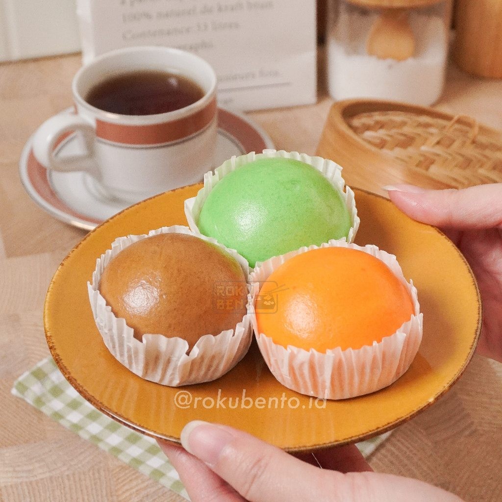 

Bakpao Homemade Roku Bento isi 6 - Roti Kukus ala Dimsum Halal Siap Kukus