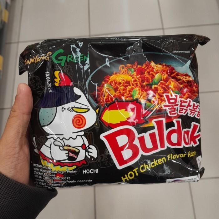 

Samyang Green Buldak Mie Instant Korea Import Rasa Hot Chicken / Carbonara / Cream Carbonara / Mala / Cheese / Stew / Extra Hot / Jjajang