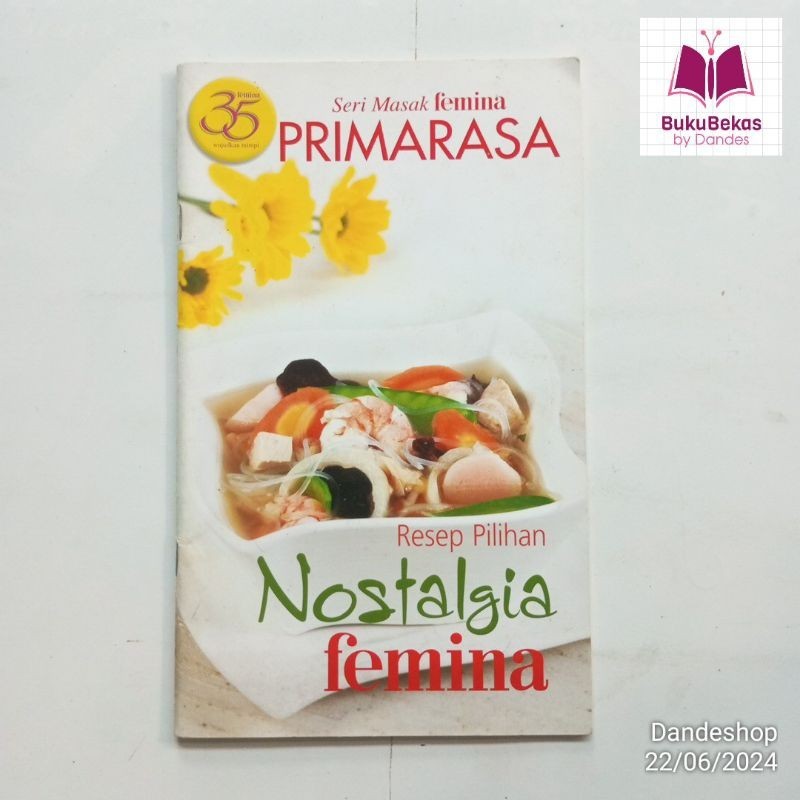 (BEKAS) Resep Pilihan Nostalgia Femina - Buku seri masak Femina Primarasa