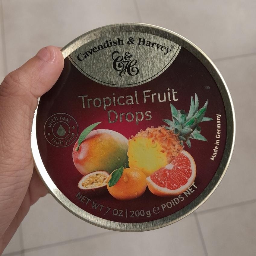 

Cavendish & Harvey Candy Permen Import Rasa Tropical Fruit / Mint Choco / Creamy Butterscotch / Sour Lemon / Refreshing Cola / Pear Blackberry / Pink Grapefruit / Mixed Fruit