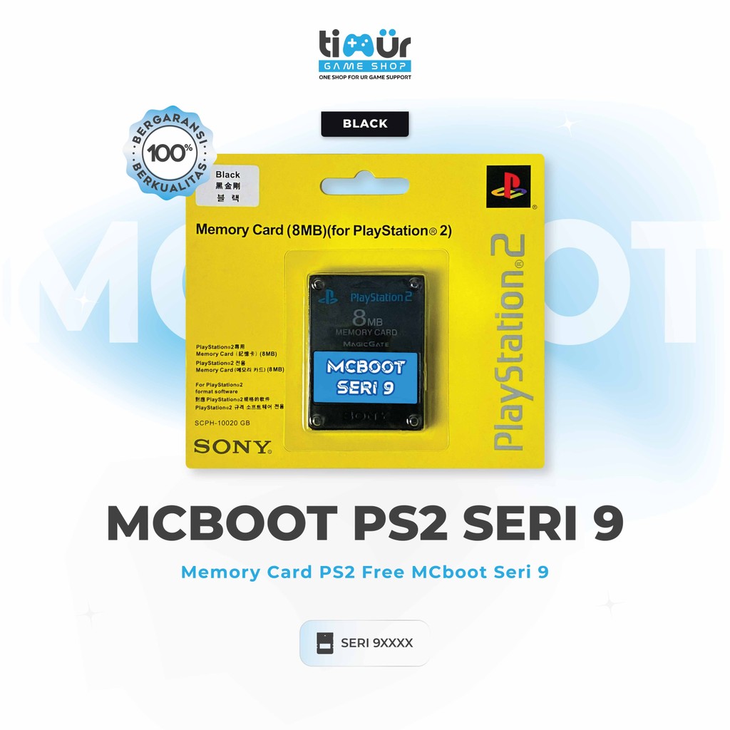 Memory Card Free MCboot Ulaunch MC PS2 Fat Slim Harddisk Seri 9 Baru