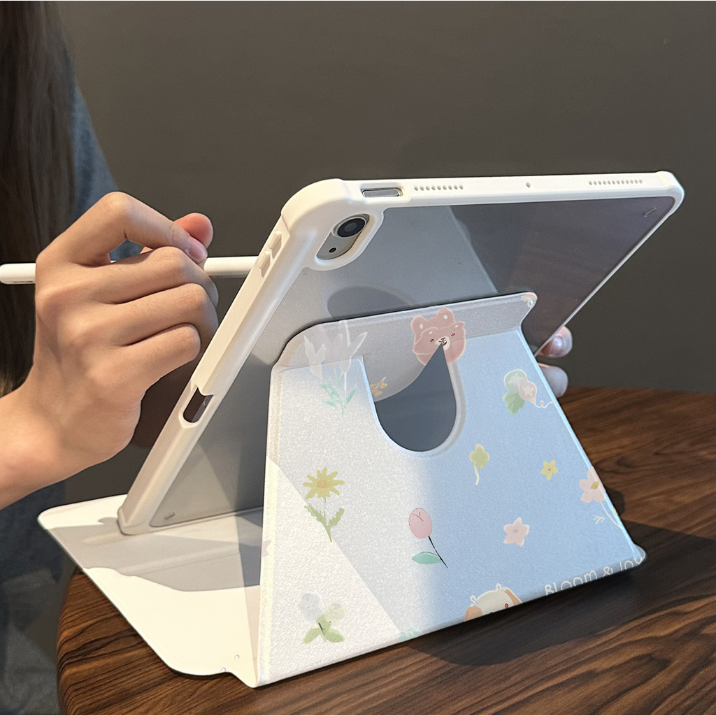 Cocok untuk ipad gen 10 tablet case pelindung lucu ipad air 5 rotasi ipad air1 2 3 2018 ipad pro 11 