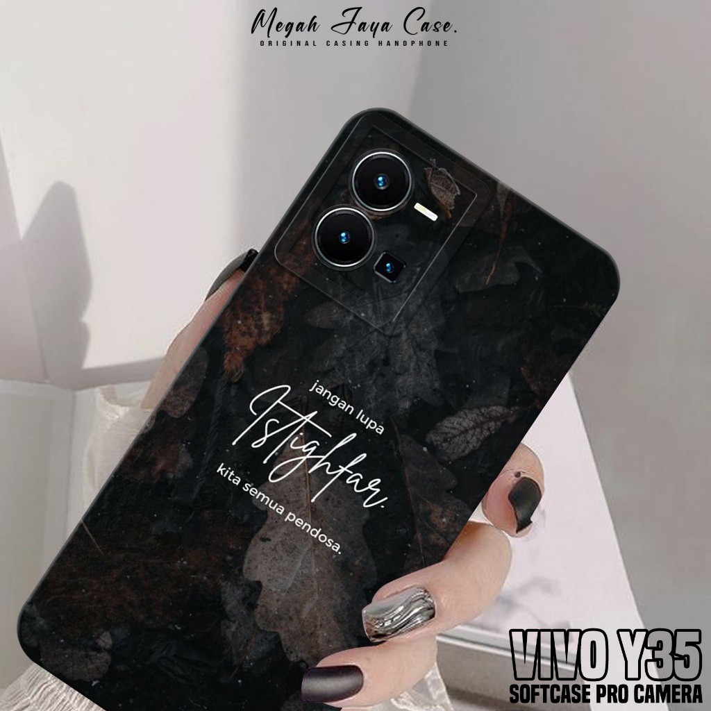 Case VIVO Y35 - Casing Hp VIVO Y35 Terbaru Motif QUOTES - Silikon Hp VIVO Y35 - Cover Hp - Kesing Hp
