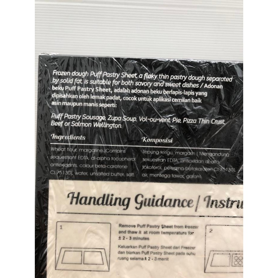 

Bonchef Puff Pastry 750GRAM / 4LEMBAR