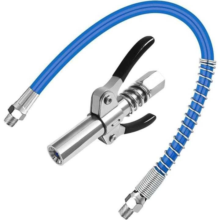 Grease Coupler Kepala Grease Gun Pegangan Ganda Kepala Grease Gun Kunci Ganda / Grease Coupler Denga