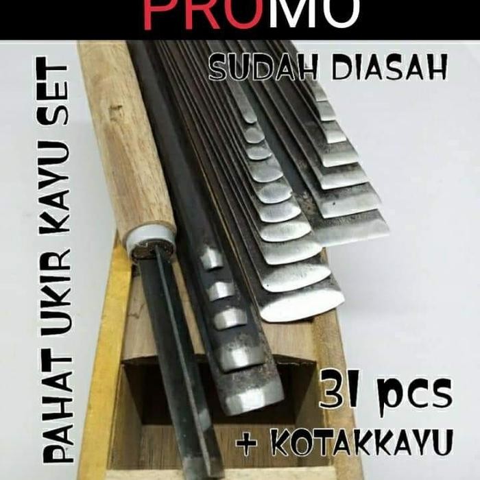 

PAHAT KAYU TATAH KAYU UKIR DAN BONSAI SET KWALITAS PREMIUM