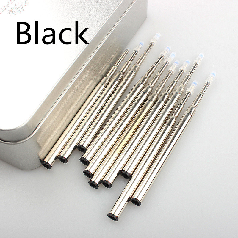 

10pcs Ballpoint Pen Refill 0.7 Nib Blue Black Color Ink Ball Pens Refill for School Office Writing Stationery