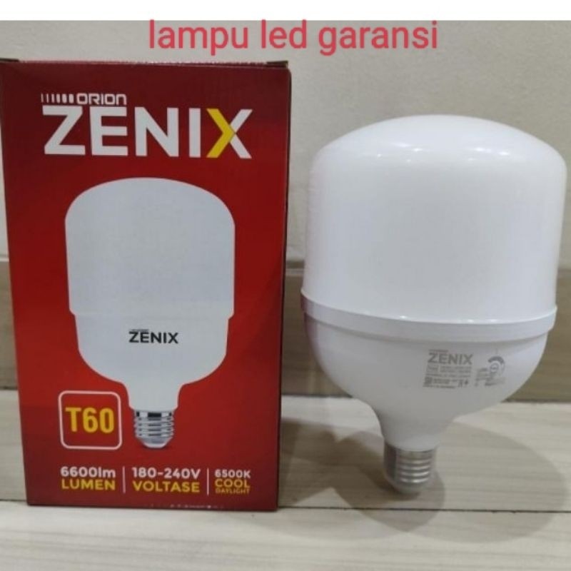 LAMPU LED ZENIX 60watt/LAMPU LED GARANSI 60watt