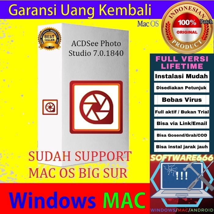 Software RAW Prosesor: ACDSee Photo Studio 7 [Mac] - SOFTWARE - APLIKASI - PC