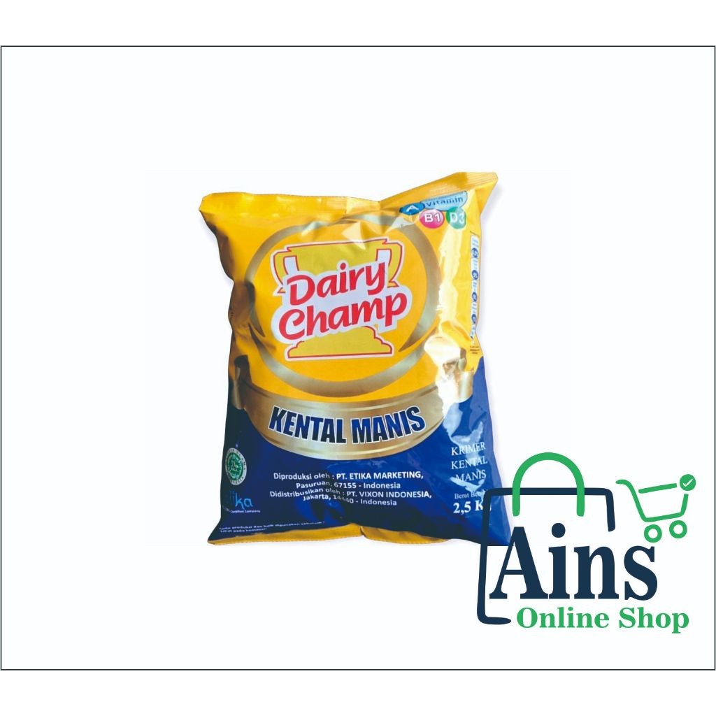 

Susu Kreamer Kental Manis Dairy Champ 2.5 Kg