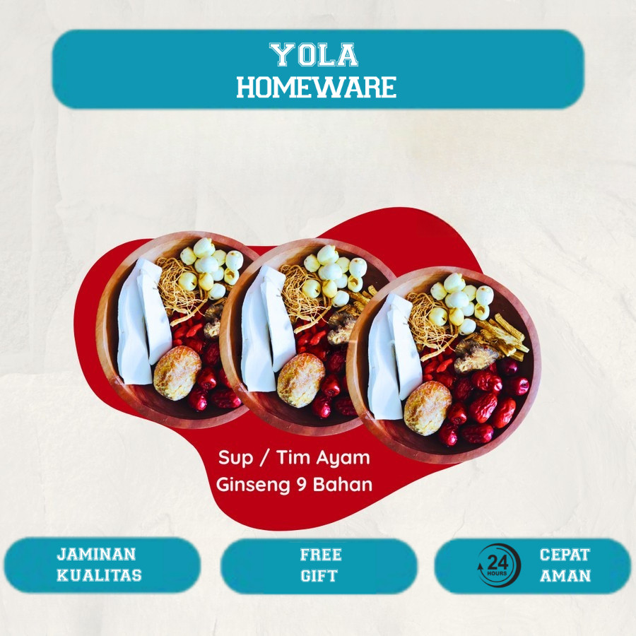 

Paket Hemat 3 Pack Premium Tim Ayam 9 Bahan Sup Ayam Ginseng Fresh Original