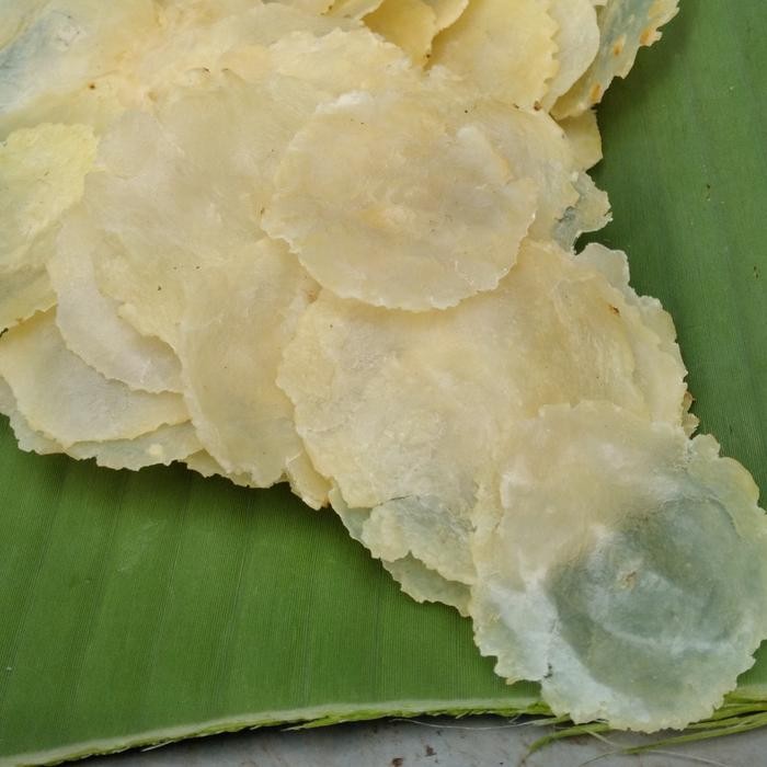 

Emping Melinjo Mentah Super Tipis/Emping Basah/1 Kg /Asli Limpung