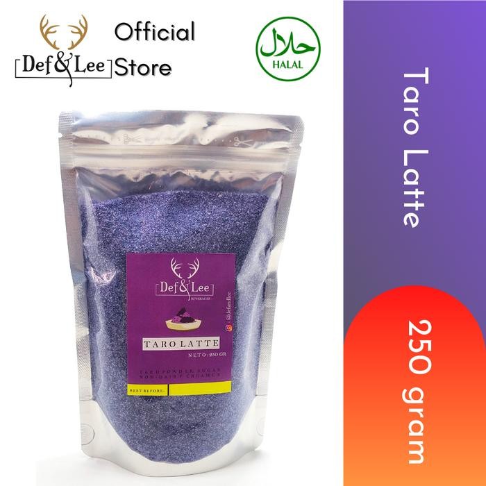 

Promo[Best Seller] Taro Latte Powder dari Ubi Jepang Asli - 250 gram