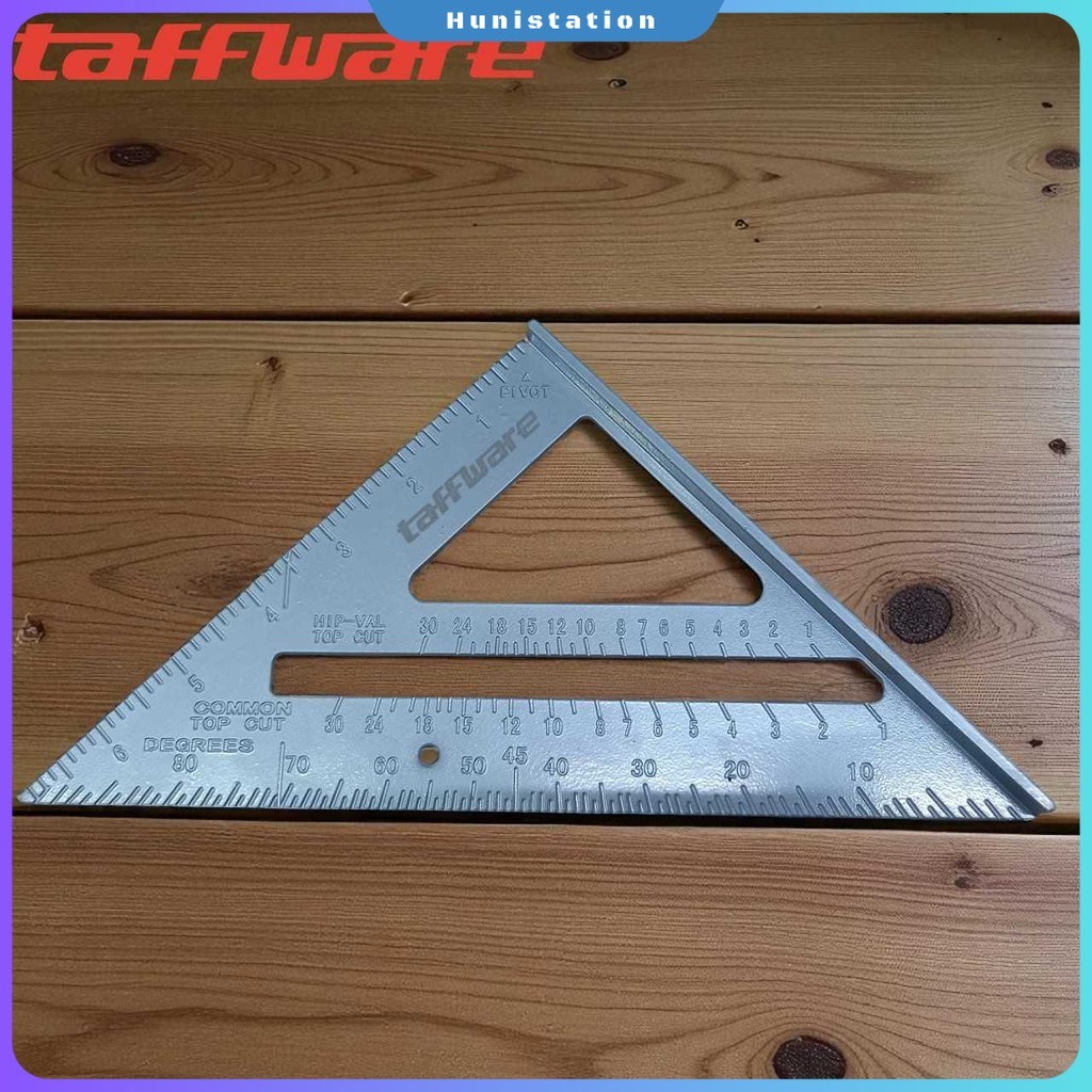 

Taffware Penggaris Siku Mistar Triangle Ruler Aluminium Alloy - VK18