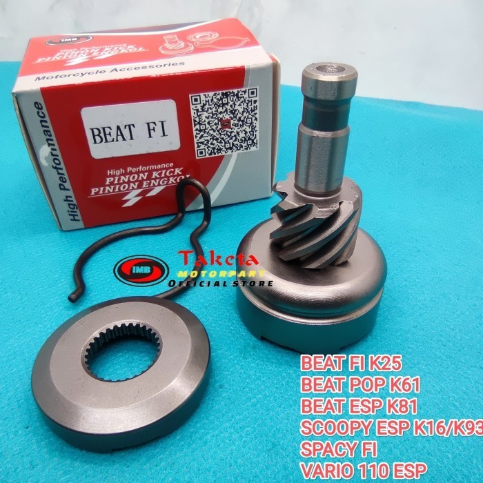 PINION KICK STATER GEAR GIGI SELAH ENGKOL BEAT FI K25  BEAT POP K61 BEAT ESP K81 SCOOPY ESP K16/K93 