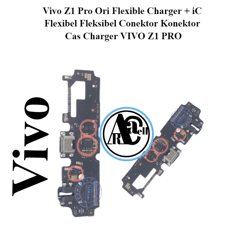 Vivo Z1 Pro Ori Flexible Charger + iC Flexibel Fleksibel Conektor Konektor Cas Charger VIVO Z1 PRO
