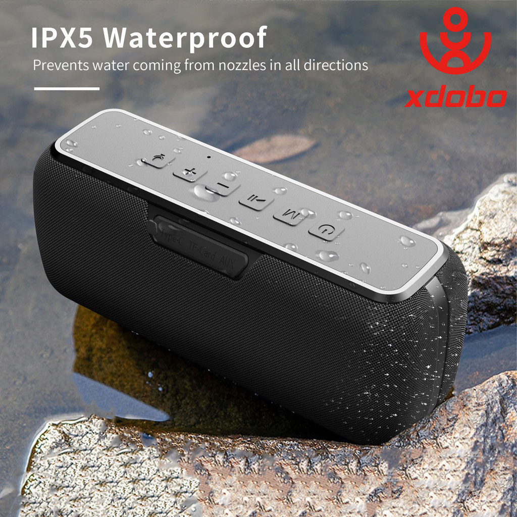 

Hot Sale XDOBO X8 60W Portable Wireless Speakers IPX5 Waterproof 6600mAh Suporrt TF/AUX TWS Boombox