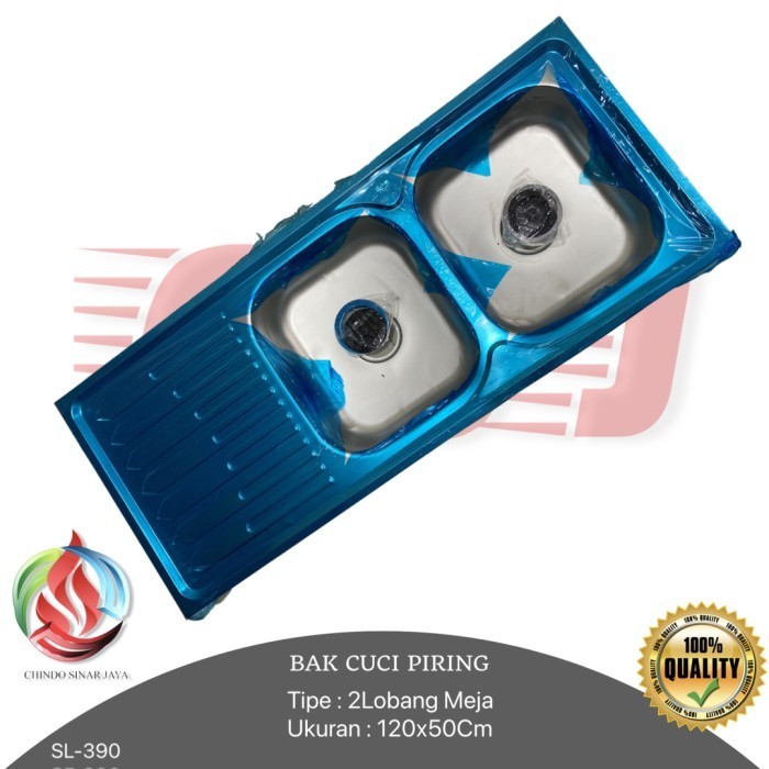 BAK CUCI PIRING 2 LUBANG SAYAP BCP 2 LUBANG MEJA