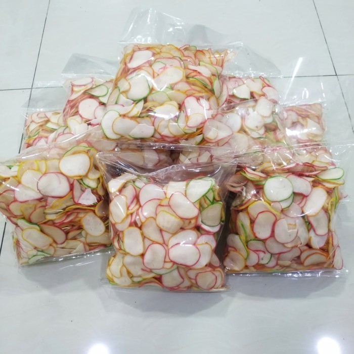 

HEMAT! Krupuk Bawang / Kerupuk Bawang naga Prima Warna Warni