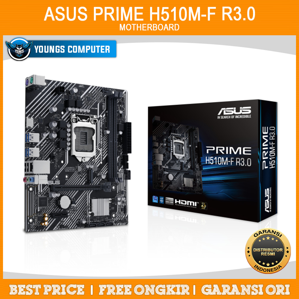 ASUS Prime H510M-F R3.0 MOTHERBOARD INTEL H470 LGA1200 mATX