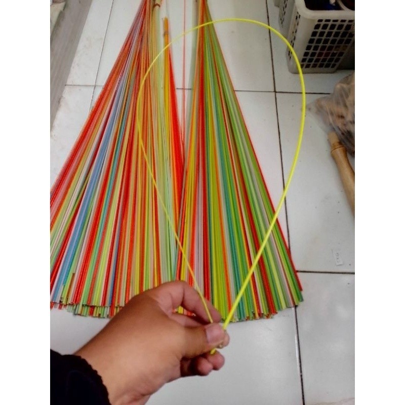 Stik Ujung Bahan Fiber Solid Pucukan Joran Wader Panjang 110 120 130 140 150 Cm Super Lentur Kuat Mu