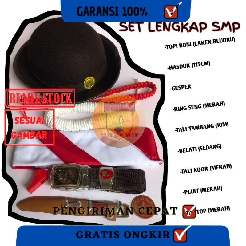 

ALAT SET SD,SMP// PRAMUKA LENGKAP TINGAL PAKAITERLARIS