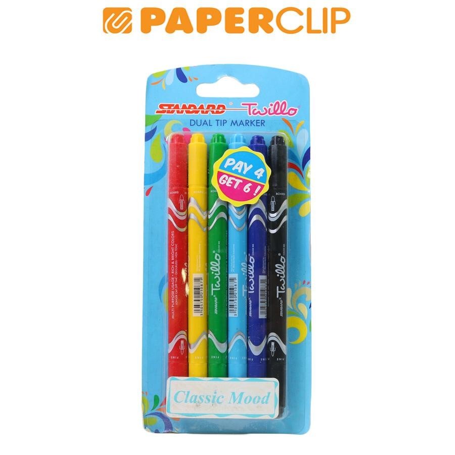 

MARKER STANDARD TWILLO DUAL TIP CLASSIC 6C