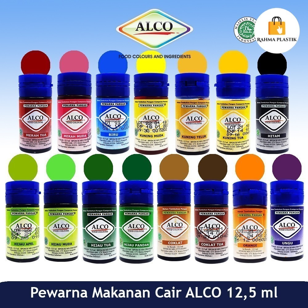 

Pewarna Makanan Kue ALCO 12,5 ml Best Seller
