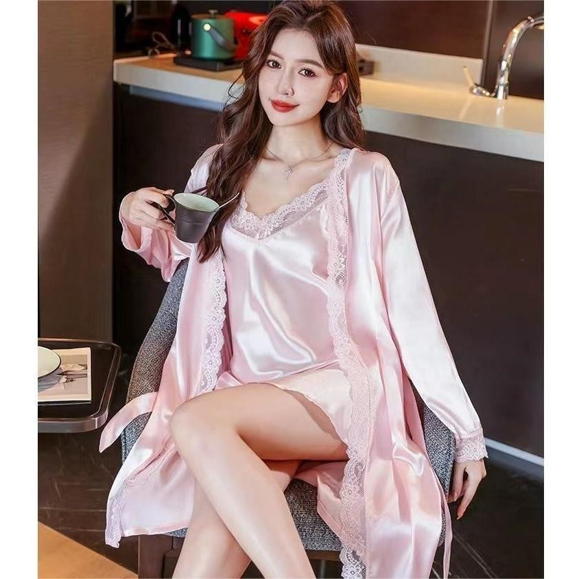 Piyama Wanita Kimono/pakaian tidur wanita/1 set Kimono