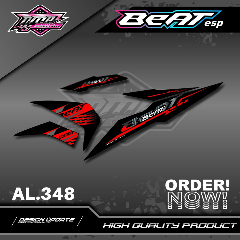 Sticker (COD) Striping Beat Esp 2016 - 2019 Sticker list Beat Esp Striping Custom Beat Terbaru BEAT 