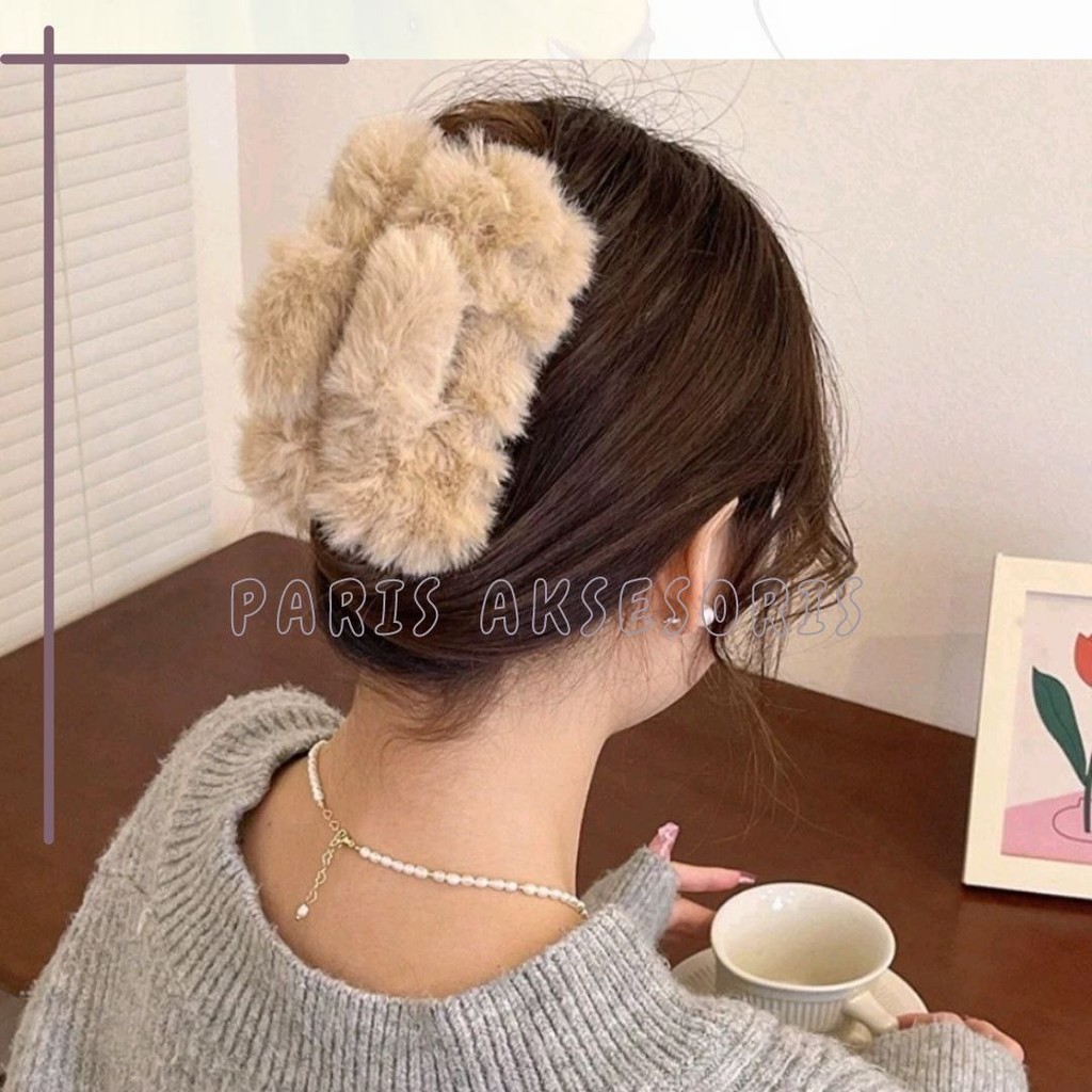 Jepit Rambut Motif Bulu Jedai Hercules