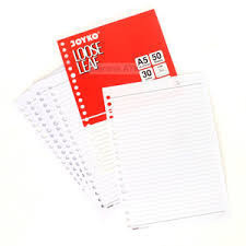 

ACEH.RQA 130736 LOOSE LEAF / KERTAS ISI BINDER / FILE JOYKO GARIS / LINED A5 100 SHT
