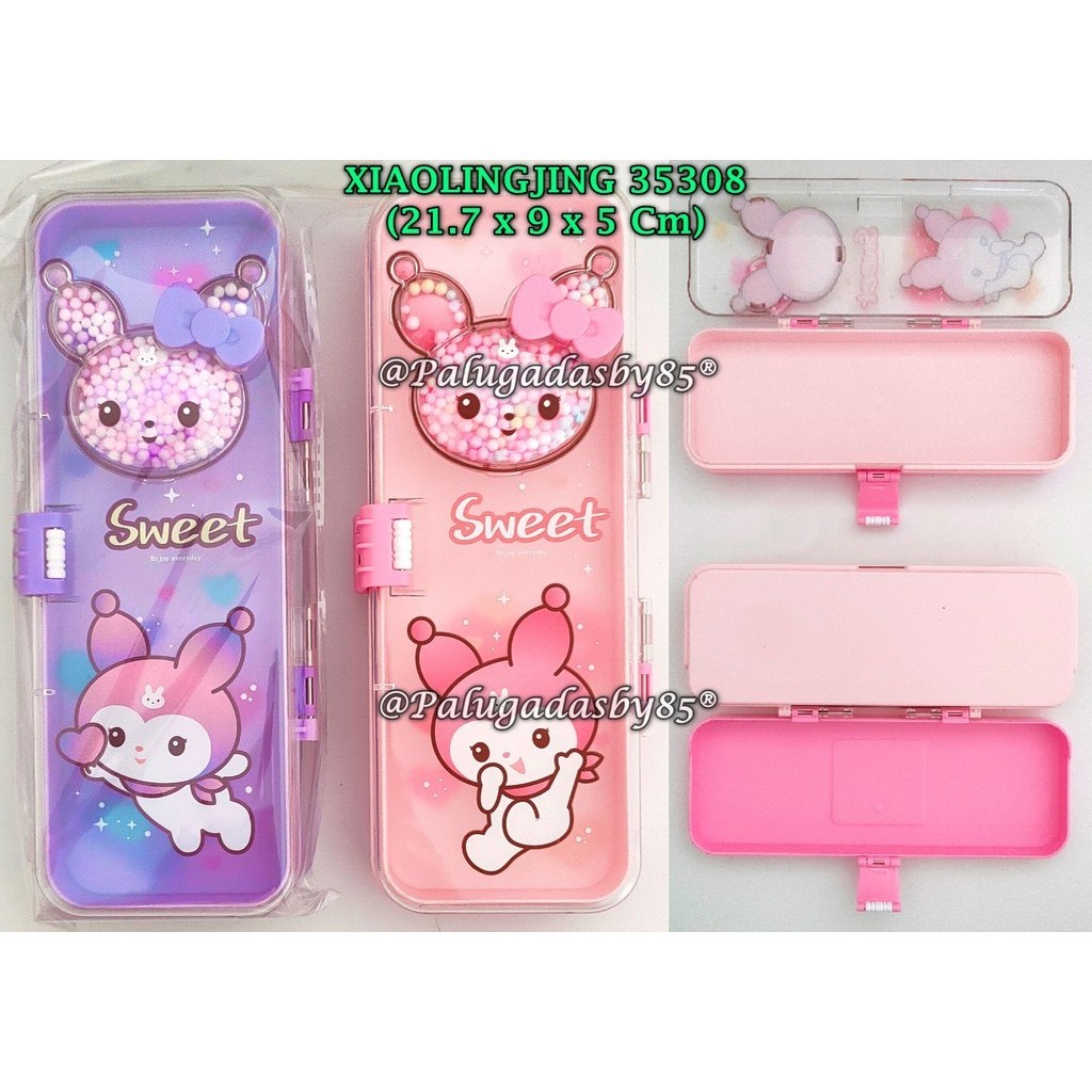 

(1 Biji) Kotak Pensil Mika XIAOLINGJING 35308 21.7 x 9 x 5 Cm / Tempat Pensil Xiao Ling Jing