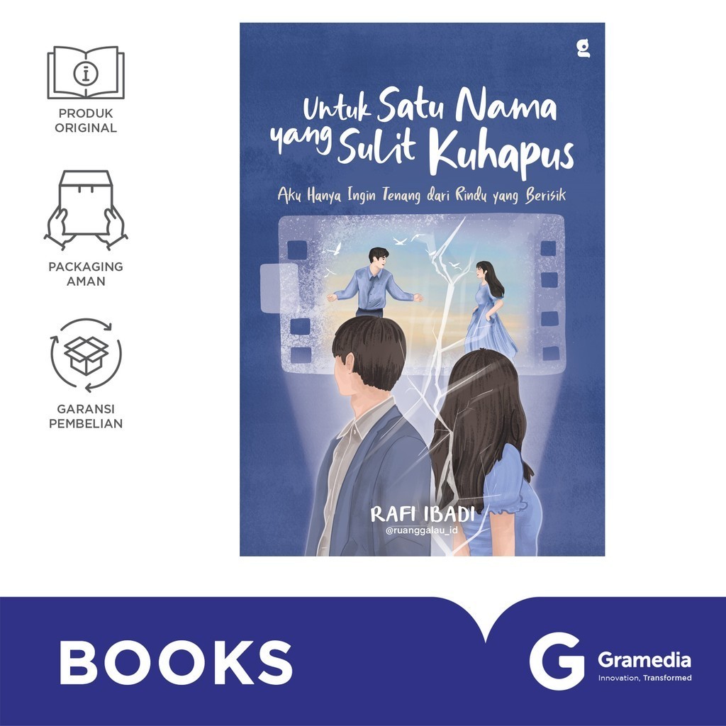 Gramedia Novel Untuk Satu Nama Yang Sulit Kuhapus (Rafi Ibadi)