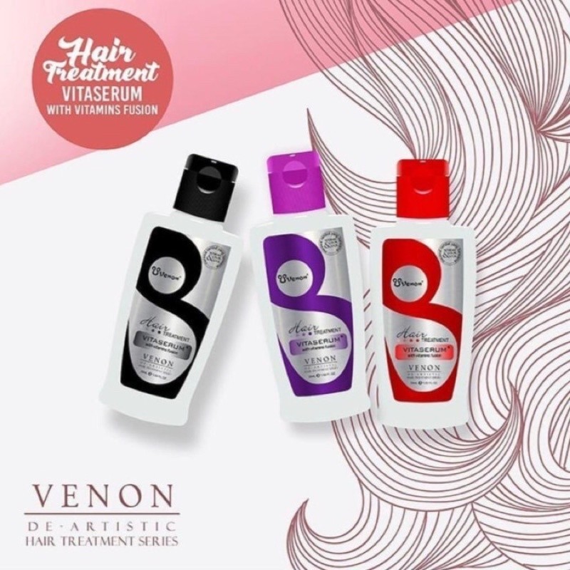 [GROSIR] VENON VITA SERUM RAMBUT 30ML BPOM - VITAMIN RAMBUT VENON 30ML ORIGINAL