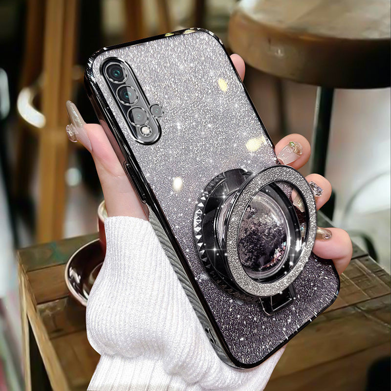 Casing HP Huawei Nova 5T Nova 4 Nova 4e Nova 3 Nova 3i corong cairan glitter pasir hisap transparan 