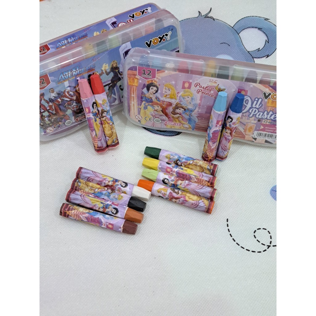 

HFM - Crayon Set 12 Color Oil Pastel Krayon Anak Mewarnai