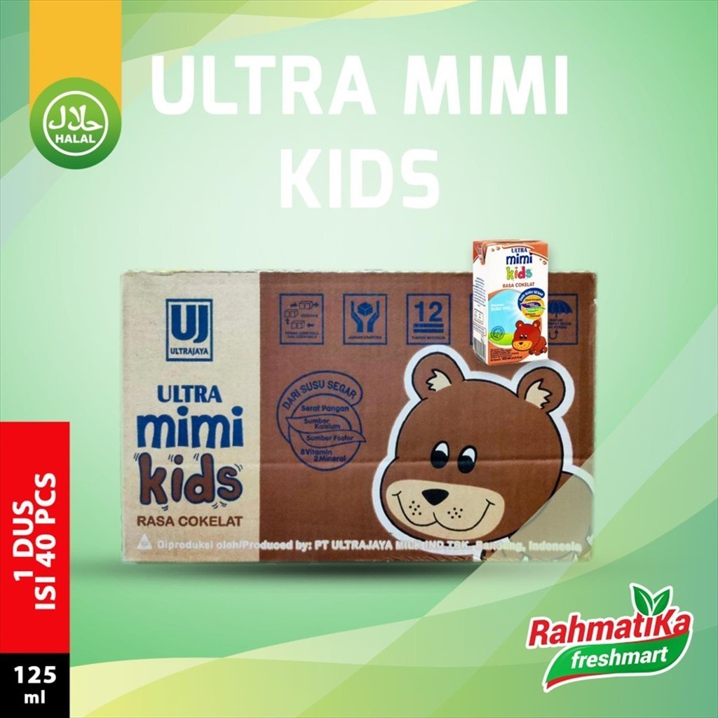 

Ultra MIMI KIDS Susu UHT 1 Dus (Isi 40 x 125ml)