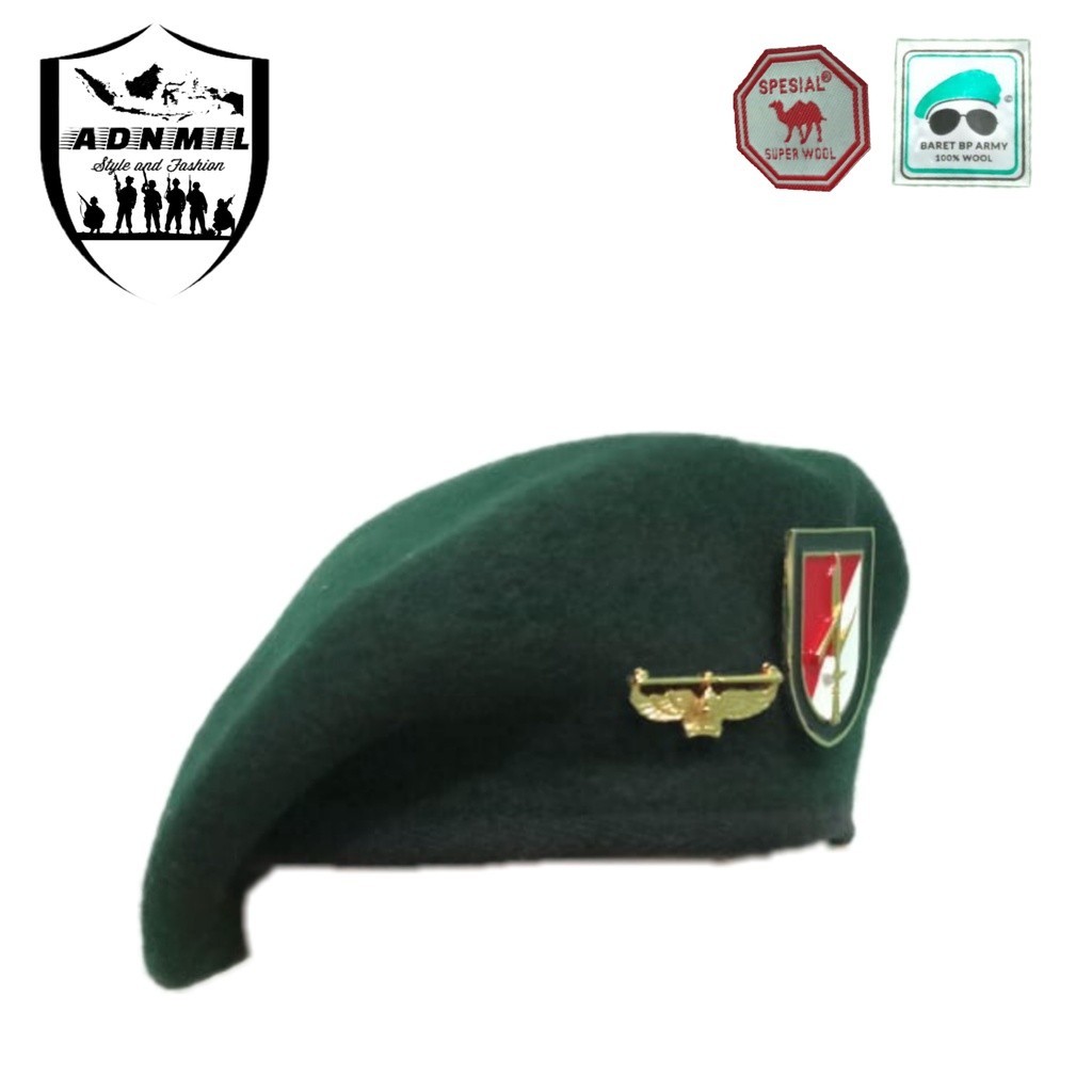 baret dan emblem rider tni ad baret camel merah baret kacamata rider tni