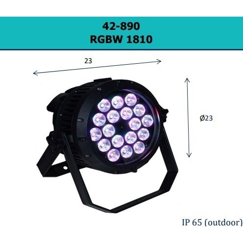 SSERIES PAR LED OUTDOOR RGBW 1810