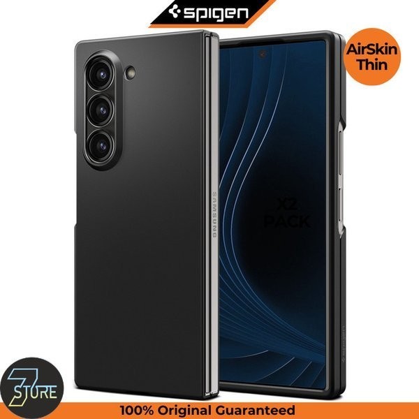 Official Spigen AirSkin Ultra Thin Slim Casing Cover Hard Case Samsung Galaxy Z Fold 6 Fold6 5G 2024