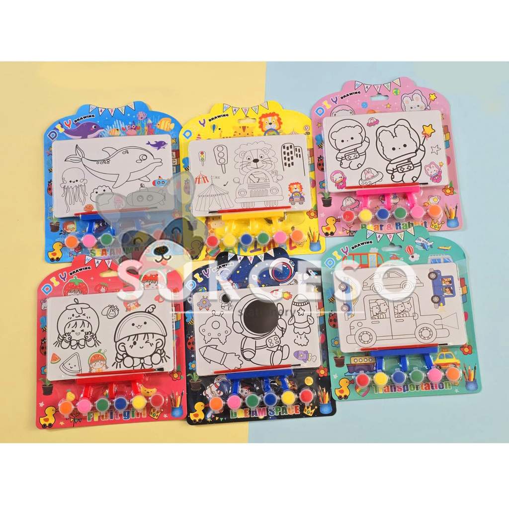 

Fancy Drawing Set 8006 Paket Lengkap Melukis Mewarnai Murah