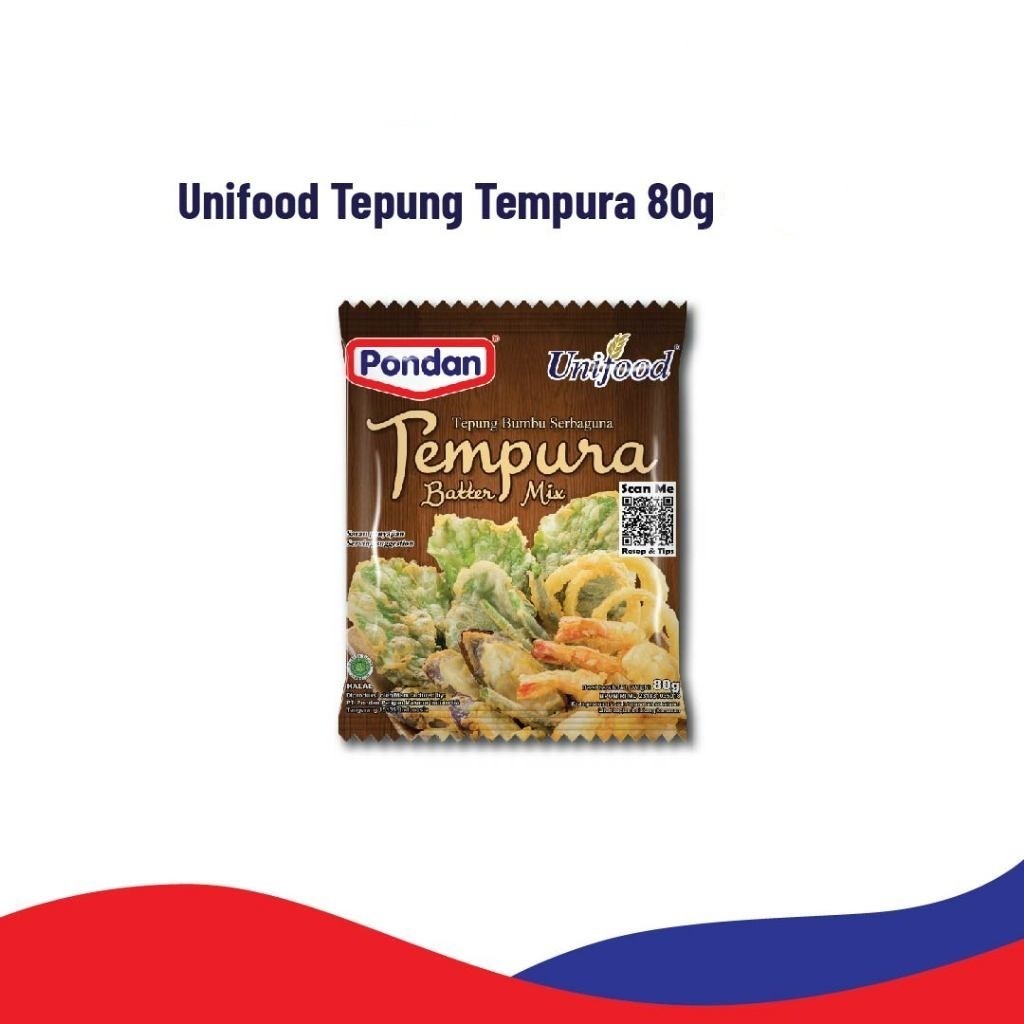 

✨ TOMOTOSTORE ✨ PONDAN Unifood Tepung Bumbu Serbaguna Tempura 80 gr