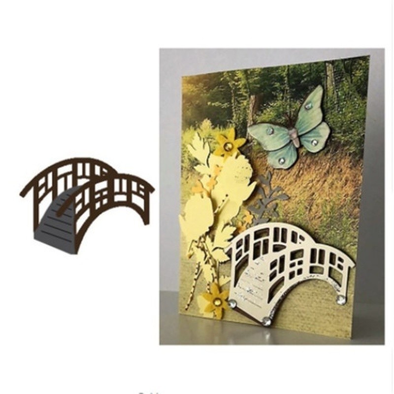 

Crazyclown 2019 Bridge Metal Dies Cutting Dies Scrapbooking Embossing Dies Cut Stencils Cards Craft Dies