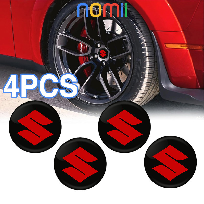 4Pcs Tutup Dop Velg Emblem Mobil SUZUKI 56MM Wheeldop Tutup Tengah Velg Mobil Tutup dop Ban Mobil Do