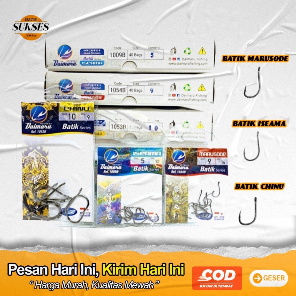 Kail Pancing Daimaru batik series iseama/chinu/marusode