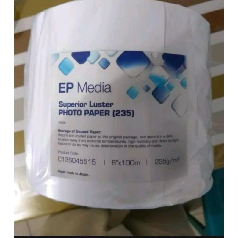 EP Media Luster Photo Paper 6 X 100m Original Epson