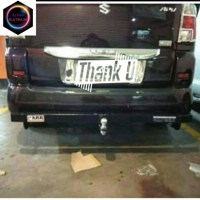 Towing bar towing derek tanduk pengaman bumper belakang Suzuki APV