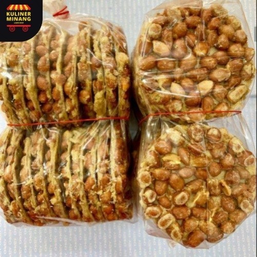 

Kuliner Minang Peyek Rakik Kacang Oleh Oleh Cemilan Payakumbuh Padang Khas Pariaman Jajanan Snack Kabau AX00