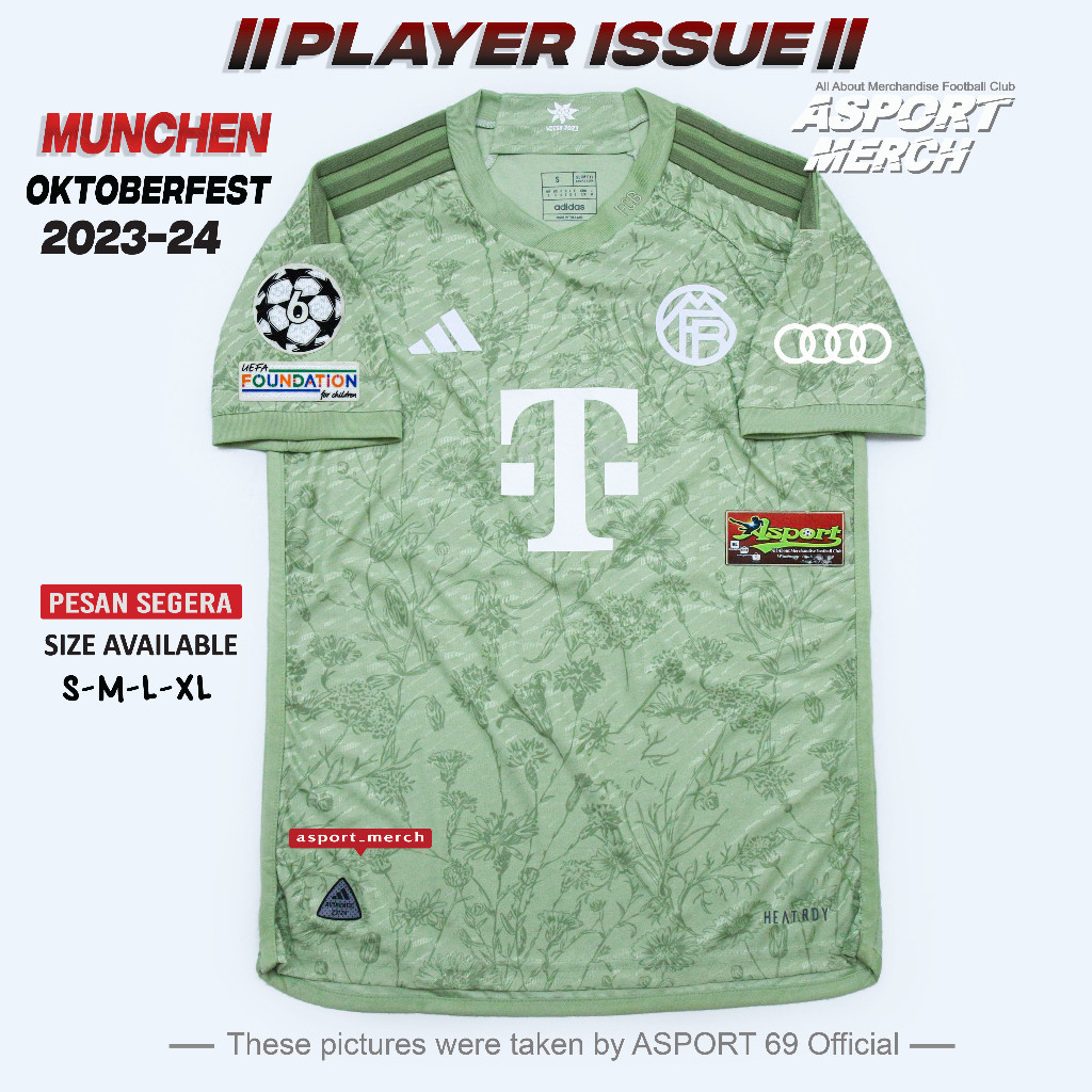 IY78JH MUNCHEN OKTOBERFEST PLAYER ISSUE JERSEY BOLA BAYERN MUNCHEN OKTOBERFEST  TERBARU 2023 2024 JE